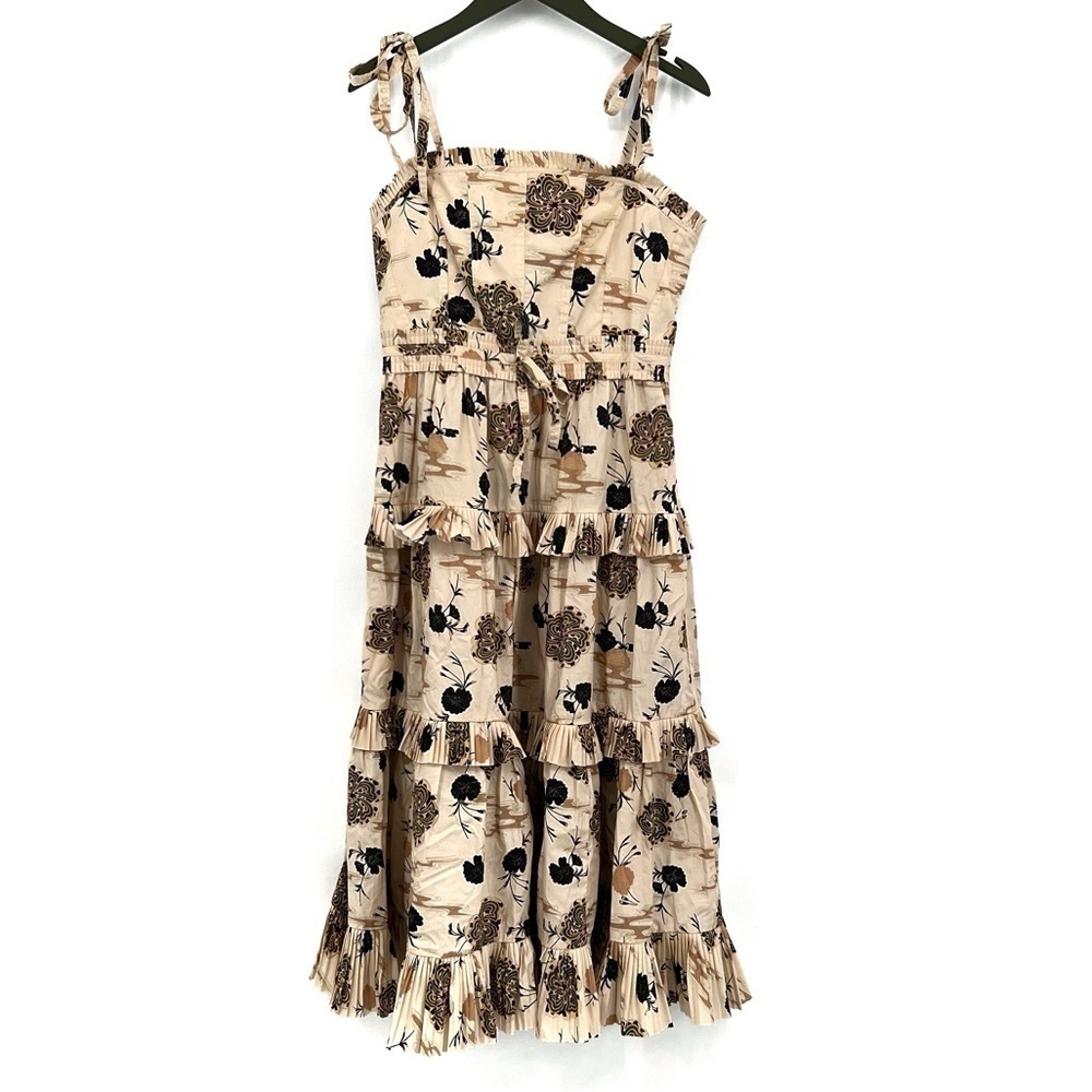 Ulla Johnson Lune Cotton Midi Dress Size 8 LIKE NEW DAISY FLORAL PRINT SPRING - Picture 2 of 9